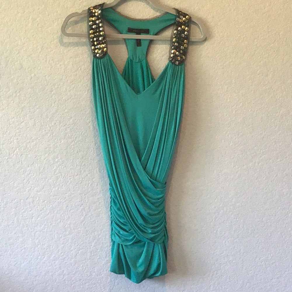 BCBG Teal Cocktail Dress